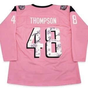 Logan Thompson Washington Capitals Pink Cherry Blossom Jersey - Men’s Small